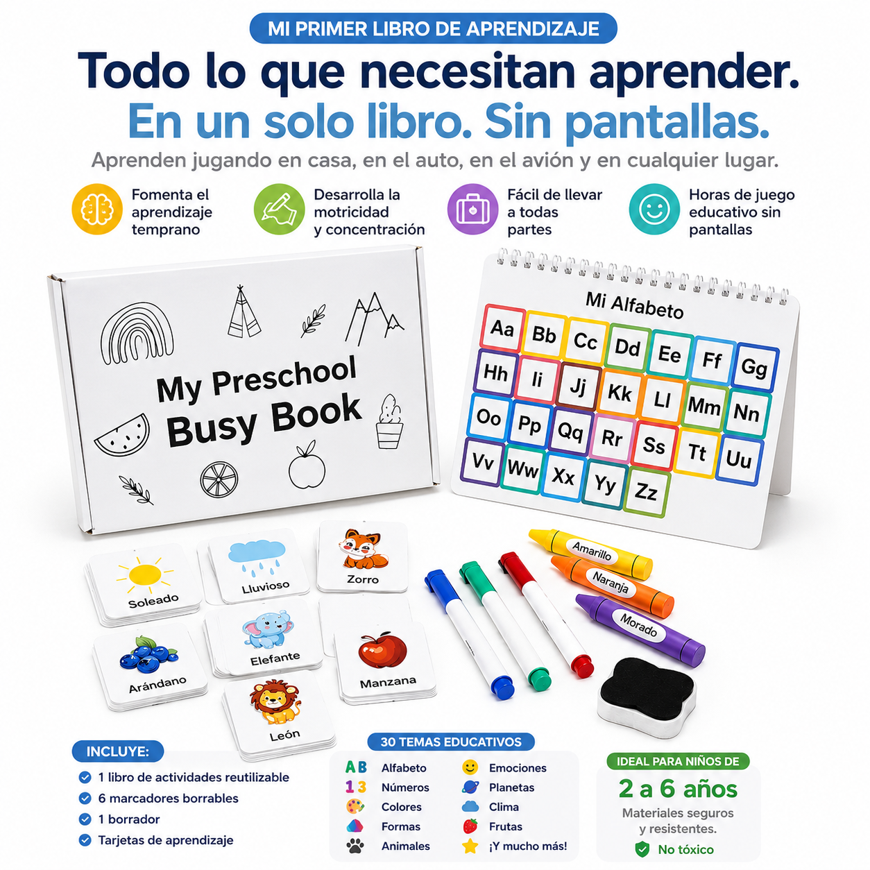 Nebe AprendeBook™ – Libro de Actividades Educativas