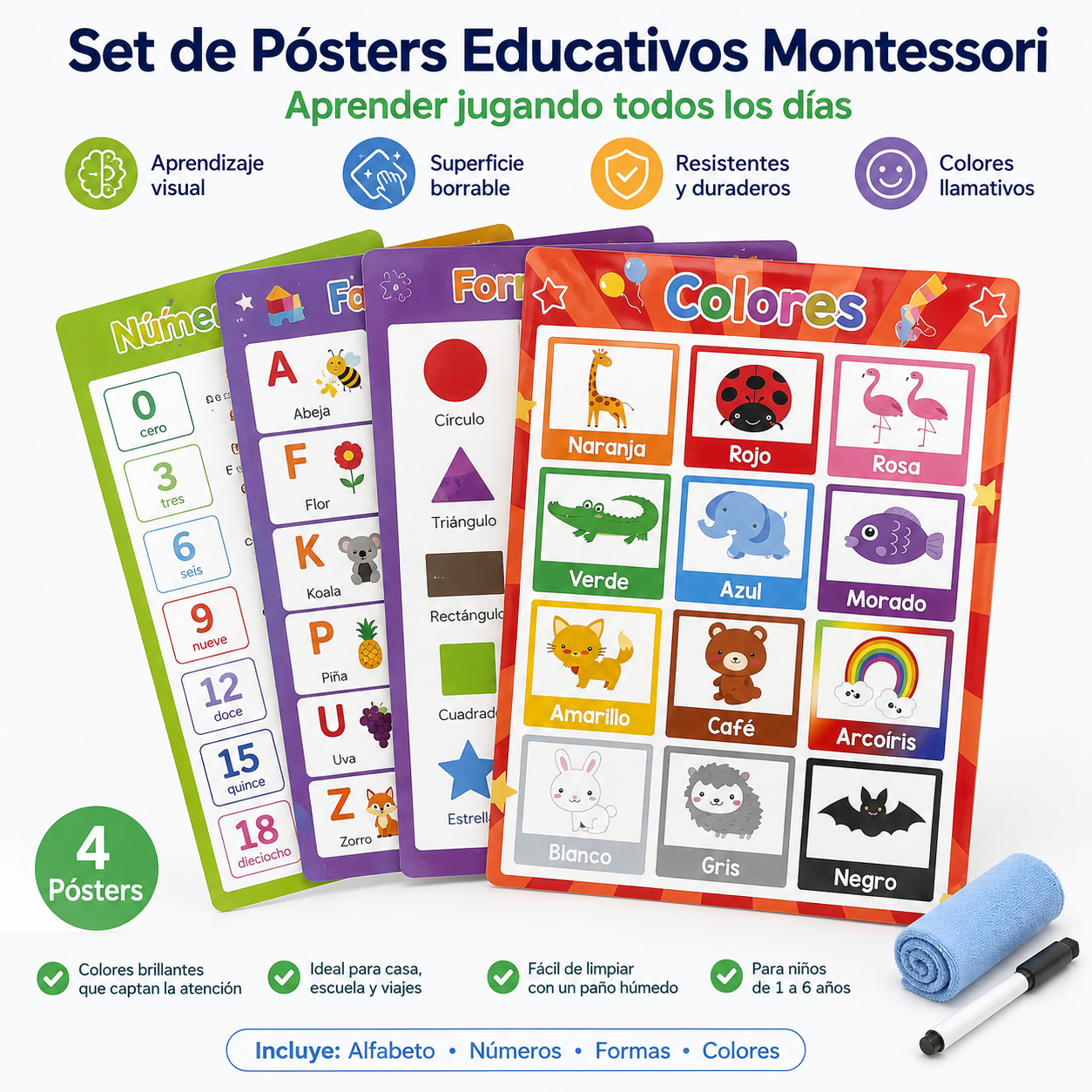 Nebe AprendePósters™ – Láminas Educativas para Niños