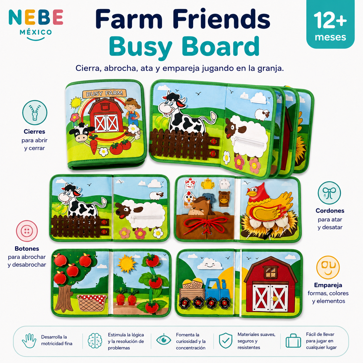 Nebe FarmFriends™ – Libro de Actividades de la Granja